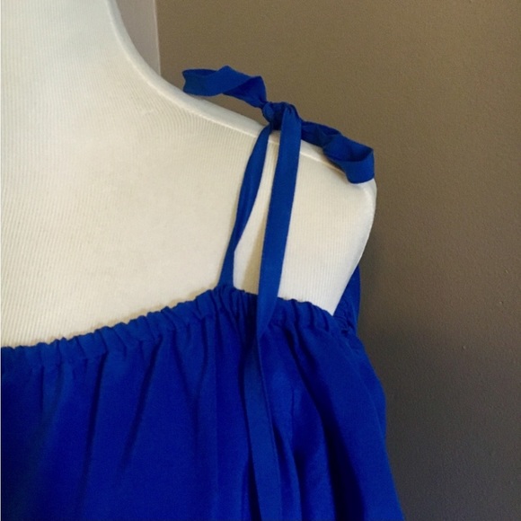 MADEWELL SILK COLD SHOULDER DRESS - Picture 9 of 10